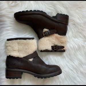 Coach Gabriella Shearling Short Boot. Size 7B